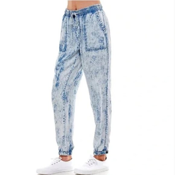 Thread + Supply acid wash jogger high rise pants L - Picture 1 of 10